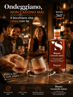 'S Mantovani Salted Caramel Bitter 70cl 28%vol in a gift bag