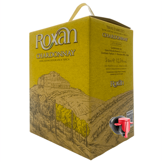 Chardonnay in Bag in Box 5 litri Colline Pescaresi Casa Vinicola Roxan