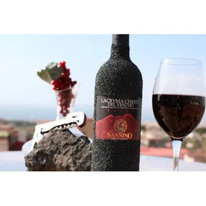 Lacryma Christi del Vesuvio Rosso DOP Sannino Herculaneum in Pietra Lavica 75cl