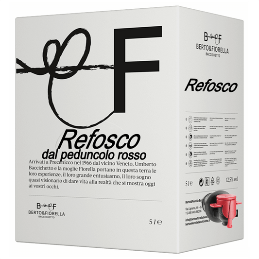 3 Litri Refosco dal Peduncolo Rosso Venezia Giulia IGP in Bag in Box Berto & Fiorella Baccichetto Friuli 12,5% vol