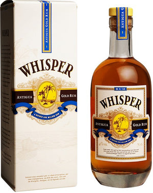 Rum Whisper Antigua Gold 70cl cased