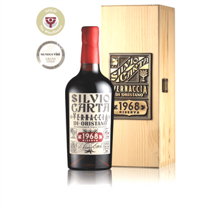 Vernaccia di Oristano DOC Riserva 1968 19%vol Silvio Carta in Wooden Box