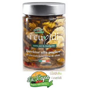 Zucchine alla Pugliese Senza additivi e conservanti in olio extravergine di oliva La Cupa